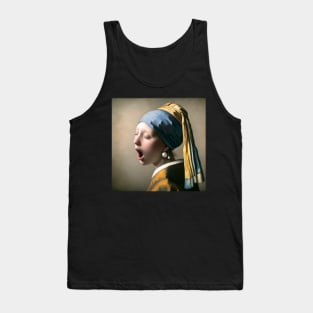 Slumbering Pearl: World Sleep Day Tank Top